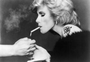 Joan Rivers smoking