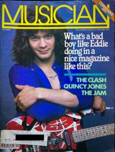 Eddie Van Halen cover Musician Magazine